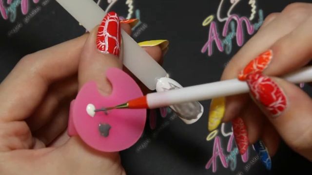 РИСУЕМ мультяшку Хлою гель лаком!// ПОШАГОВЫЙ мастеркласс ! смотреть онлайн