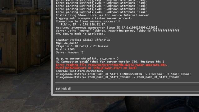 Как кикнуть ботов в CS:GO? Убираем ботов в КСГО / Команда для кика ботов в CSGO смотреть онлайн