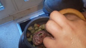 Свиная рулька в афганском казане! Один час и можно проглотить язык!