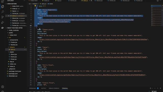 Основы React: Создание простого приложения с использованием MUI и react-router-dom смотреть онлайн