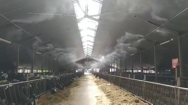 Вентиляторы горизонтальные в комплекте с системой туманообразования (орошения) смотреть онлайн