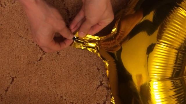 Как сдуть и надуть фальгинированный шар цифру на день рождения смотреть онлайн