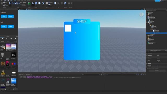 How to Create a Shop GUI in Roblox! Ep 1 (Building the GUI) смотреть онлайн