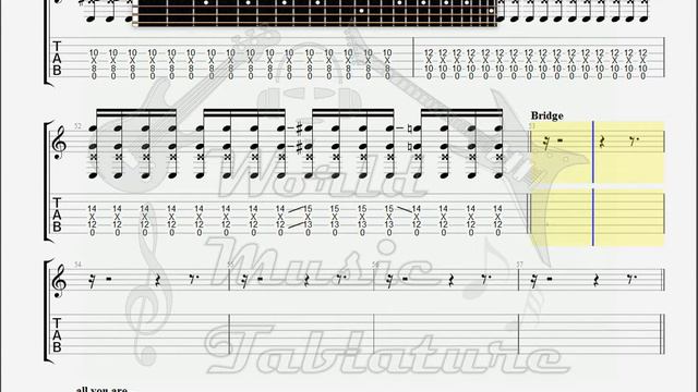 Deftones Back To School GUITAR 2 TAB смотреть онлайн
