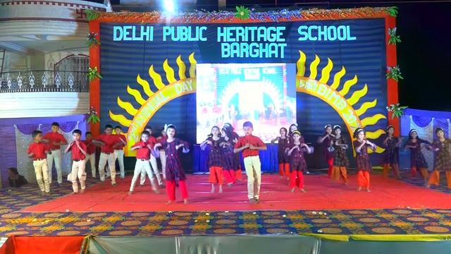 Dance By 3rd Blue Students at DELHI PUBLIC HERITAGE SCHOOL BARGHAT Annual Day 2019 20 смотреть онлайн