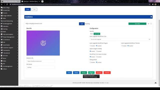 How To Restore WordPress Website From Backup With cPanel App Softaculous | With English Subtitle смотреть онлайн
