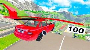 КТО ДАЛЬШЕ ПРЫГНЕТ ЧЕЛЛЕНДЖ! ЧАСТЬ 5 ОРИГИНАЛЬНЫЕ МАШИНЫ И ПРИОРА С КРЫЛЬЯМИ В BeamNG.drive