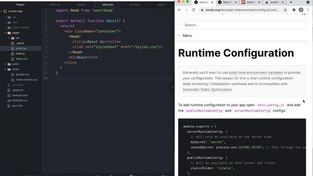 Next.js React Movies App - Part 3: Environment Variables смотреть онлайн