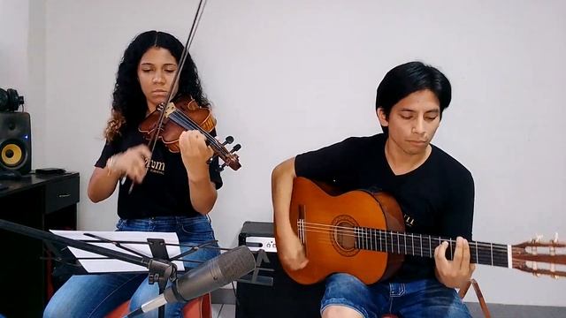 Por una cabeza/Tango - dueto guitarra y violín. смотреть онлайн