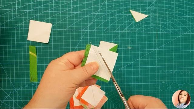 Вы просили - я показываю. Пэчворк-схема лоскутный блок-цветок