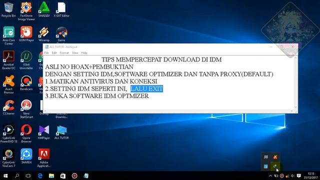 Mempercepat download IDM (setting idm,idm optimizer),asli no hoax смотреть онлайн