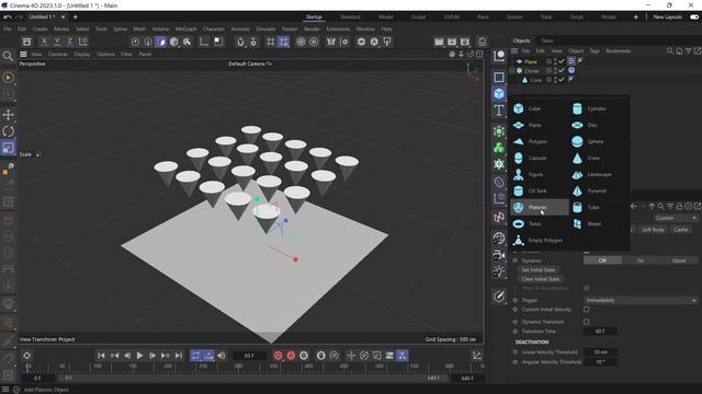 How to trigger dynamics using On Collision in Cinema 4D 2023 @MaxonVFX смотреть онлайн