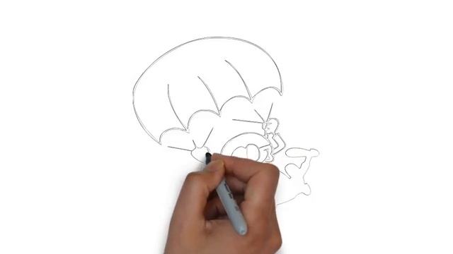 как нарисовать парашютиста,how to draw a paratrooper,cómo dibujar un paracaidista смотреть онлайн