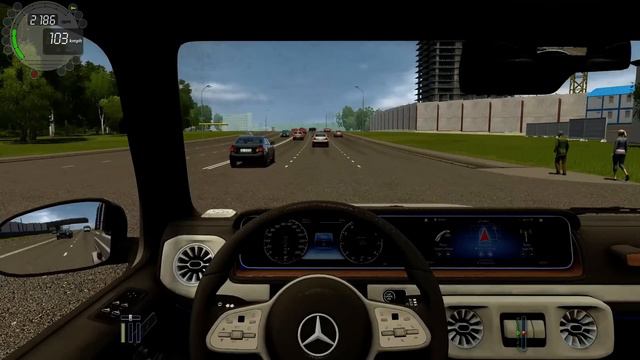 City Car Driving - 2019 Mercedes-Benz G500 [G27] смотреть онлайн