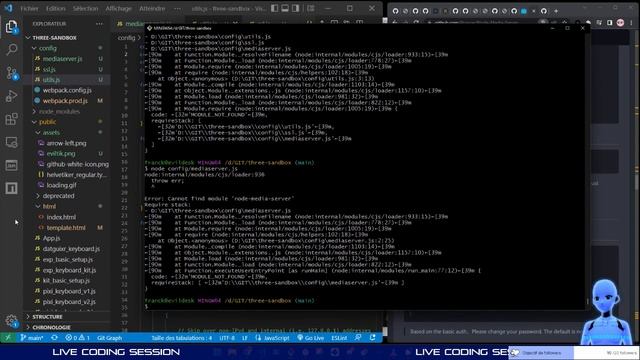 threejs-sandbox: obs + rtmp + nodemediaserver + threejs + videotexture смотреть онлайн