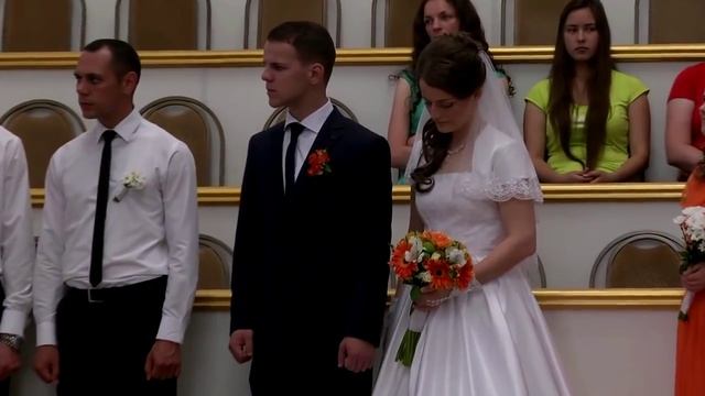 Бракосочетание Вячеслава и Елизаветы / 22 августа 2015 / Церковь Спасение смотреть онлайн