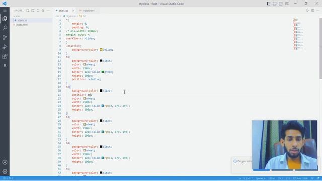 CSS position property in Urdu Lecture no 12. смотреть онлайн