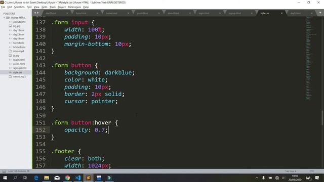 Jifunze HTML na CSS #11 - Building Website [Login and Sign Up Webpage] (Swahili) смотреть онлайн