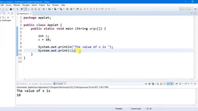 Java Tutorial For Beginners 6 - Variables and Data Types смотреть онлайн