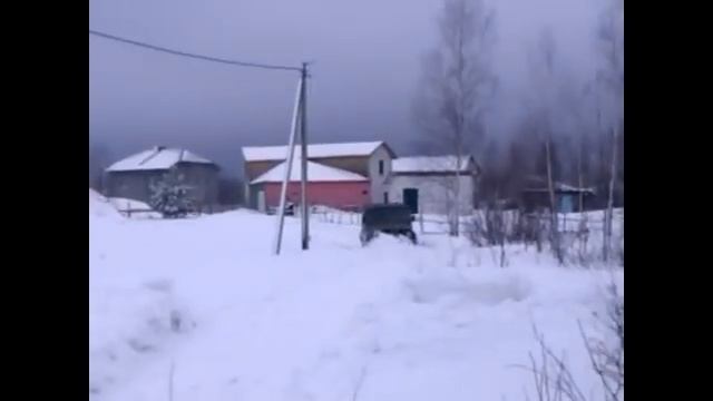 УАЗ чистит снег 2 смотреть онлайн