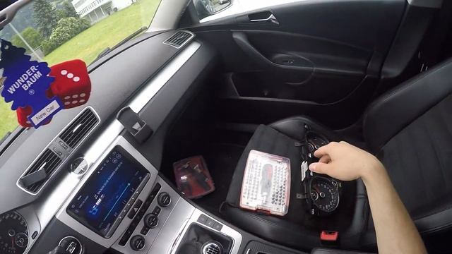 Passat B6,B7,CC 3C Instrument cluster change in premium Full Color смотреть онлайн