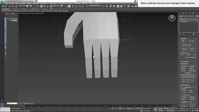 Autodesk 3ds Max 2017 Low Poly Hand modeling Tutorial:Game Animation 1 - Class lecture recap смотреть онлайн