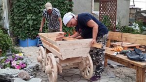 Декоративная телега- это просто