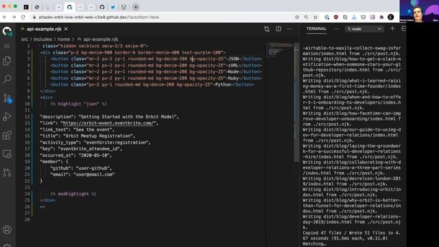 Building Orbit.love with 11ty, Tailwind CSS & Apline JS by Nicolas Goutay [ Jamstack Toronto ] смотреть онлайн