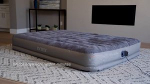 Надуваем матрак с USB помпа INTEX Twin Prestige, 99 x 191 x 30см | КОМСЕД