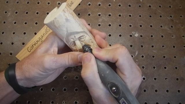 How to Find Wood Spirit In Wood-Dremel-Kutzall-Foredom-Quarantine Power Carving смотреть онлайн