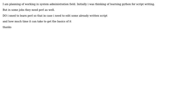 DevOps & SysAdmins: DO i need to learn perl смотреть онлайн