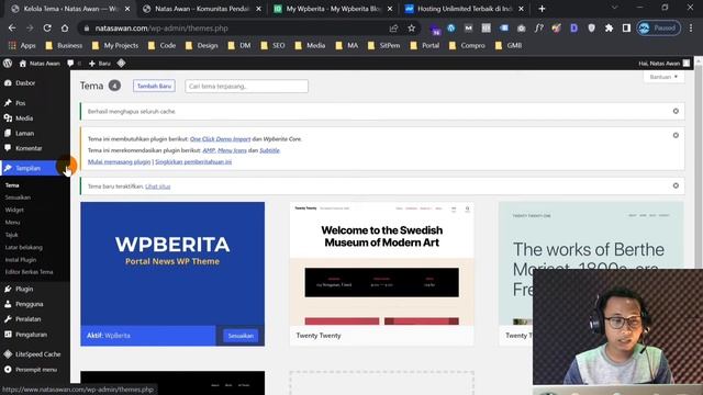 #8. CARA UPLOAD THEME WORDPRESS SIMPLE DAN MUDAH LEWAT DASHBOARD смотреть онлайн