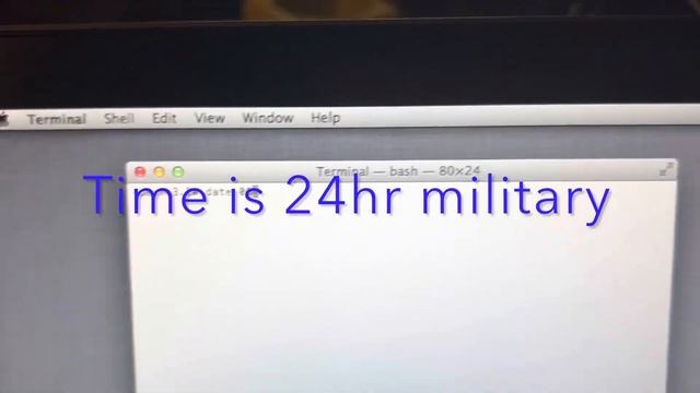 How to change date and time using terminal on MacBook Pro смотреть онлайн