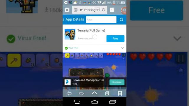 Terraria 1.2 for free!(no obb data) смотреть онлайн