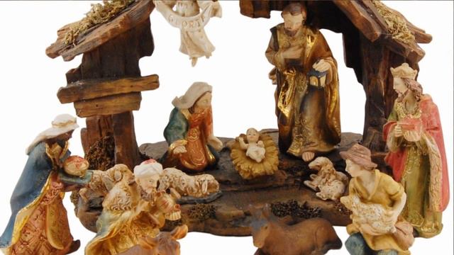 13 Piece Resin Nativity with 8 inch Creche смотреть онлайн