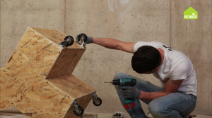 Мобильный шкаф из фанеры. Как сделать стеллаж из ОСБ