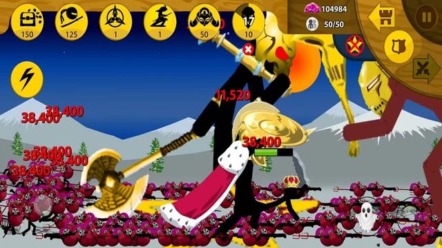 NEW EDITION ARMY GIANT BOSS GOLDEN 999999 VS NEW FINAL BOSS TITAN MAXIMUM HP9999 | STICK WAR LEGACY смотреть онлайн