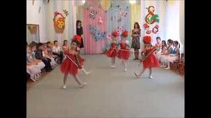 Танец "красная роза" для детей. Очень классная танец.