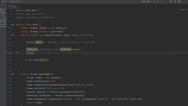 JavaSwing JComboBox | Урок по JavaSwing JComboBox #java #javaswing #javagui смотреть онлайн