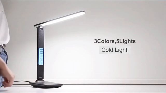 Настольная складная светодиодная LED сенсорная лампа с ЖК дисплеем Zohar TX26C быстрая беспроводная смотреть онлайн
