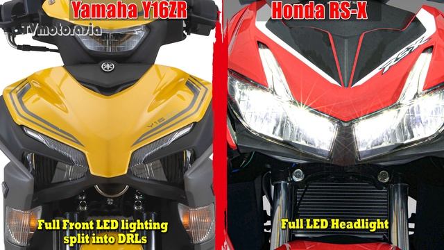 2021 Honda RS-X vs 2021 Yamaha Y16 ZR смотреть онлайн
