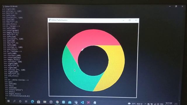 CHROME LOGO | PYTHON |PYTHON TURTLE | ITZMESOORAJ | смотреть онлайн