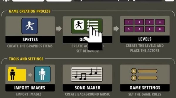 Game Creator 2D - Tutorials: My first run and jump game