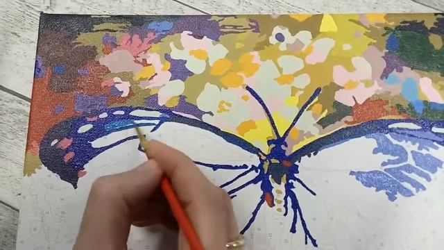 Картина по номерам - Голубая симфония смотреть онлайн