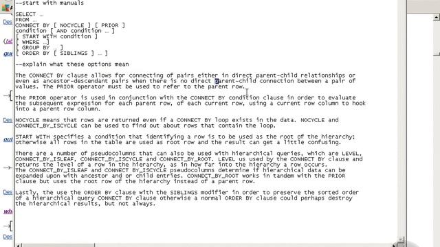 16 Hierarchical Query Syntax смотреть онлайн