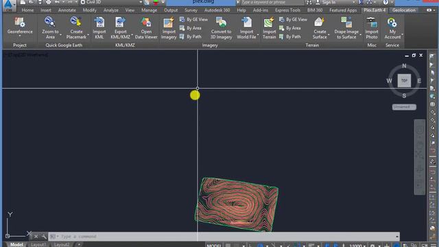 Import Contour From Google Earth in UTM Coordinate System смотреть онлайн