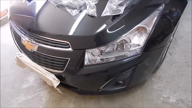 Выставление зазоров на бампере, крыле Шевроле Круз смотреть онлайн