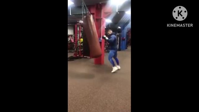 Работа по груше после тренировки ног с весом 110кг смотреть онлайн