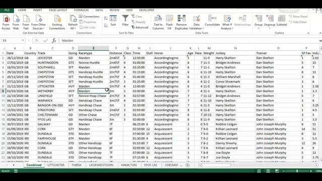 Using VBA Macro to select your horse racing selections in Excel смотреть онлайн