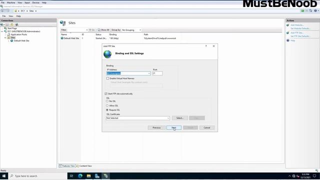 11. Configure FTP Server in Windows Server 2022 смотреть онлайн